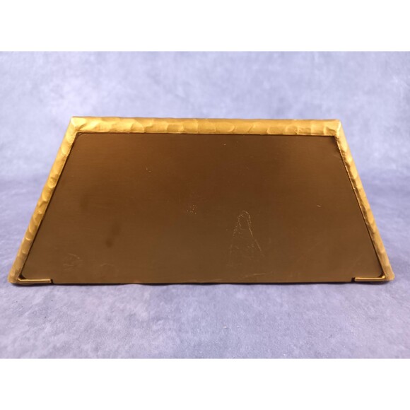 Homco Trapezoid Deco Shelf For Vases Plants Candles Brass Style Wall Art Decor - Picture 4 of 10